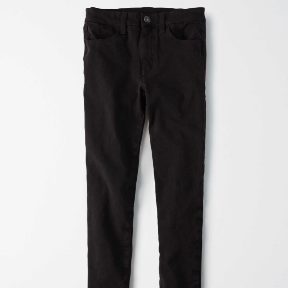 American Eagle Jeans (black, jegging, like new)